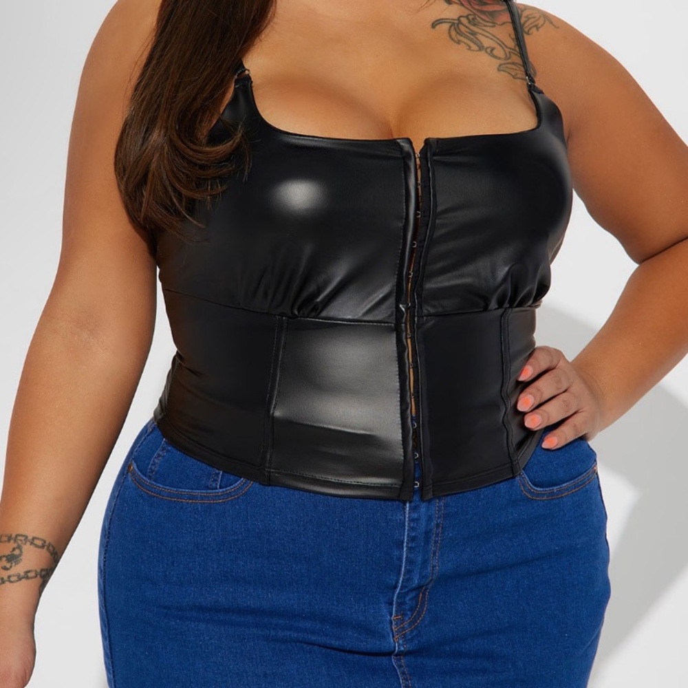 Black corset top